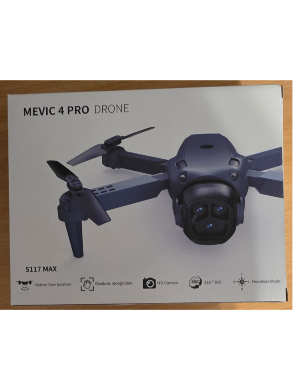 Unbranded S117 Max Mevic 4 Pro Drone One Size Grey Black